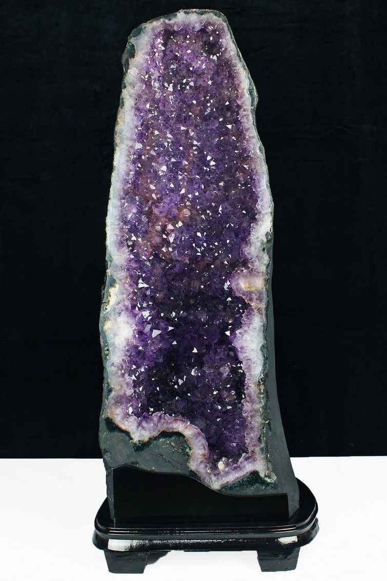 アメジスト ドーム トップクォリティ]ブラジル産アメジストドーム（高さ約40cm