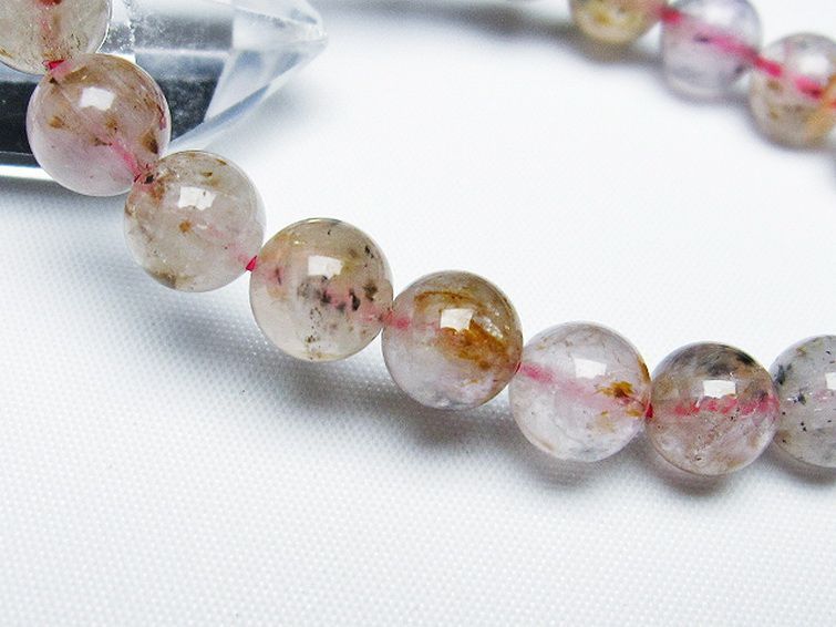 カコクセナイト インクォーツ ブレスレット 9mm [T628-4658] 3枚目