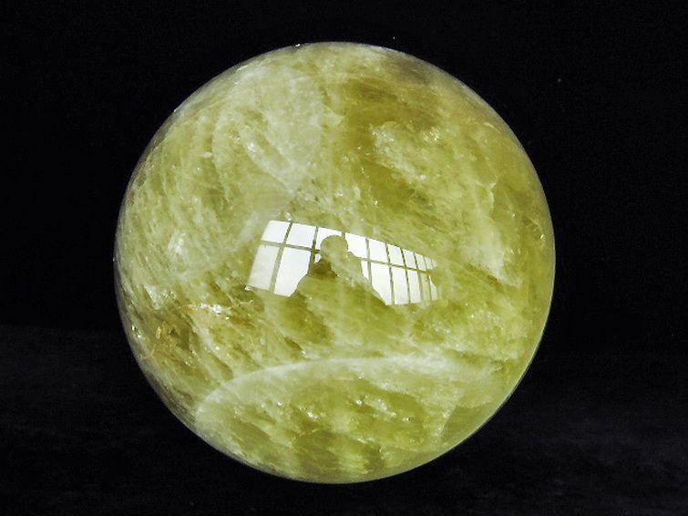 20.3Kg シトリン水晶 丸玉 250mm 同梱不可[T63-6380] 3枚目