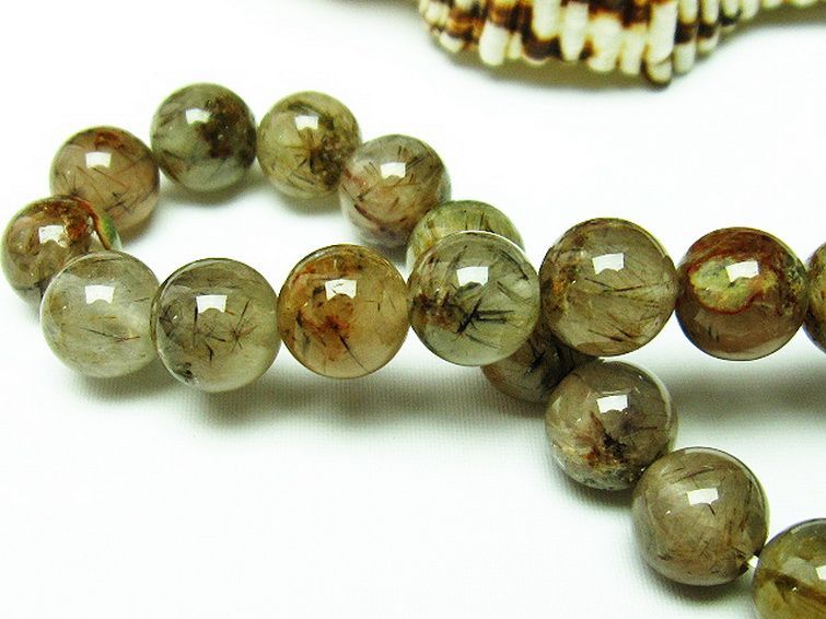 タイチンフラワー水晶 ブレスレット 9mm [T660-1764] 3枚目