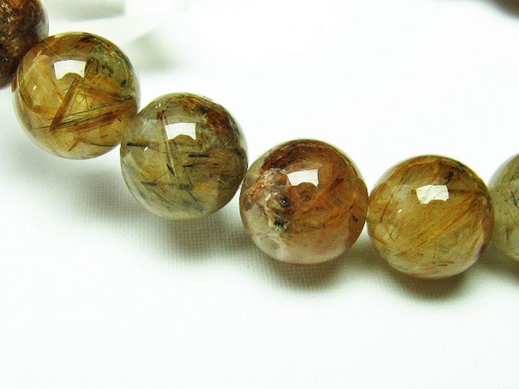 タイチンフラワー水晶 ブレスレット 10mm [T660-1767] 2枚目