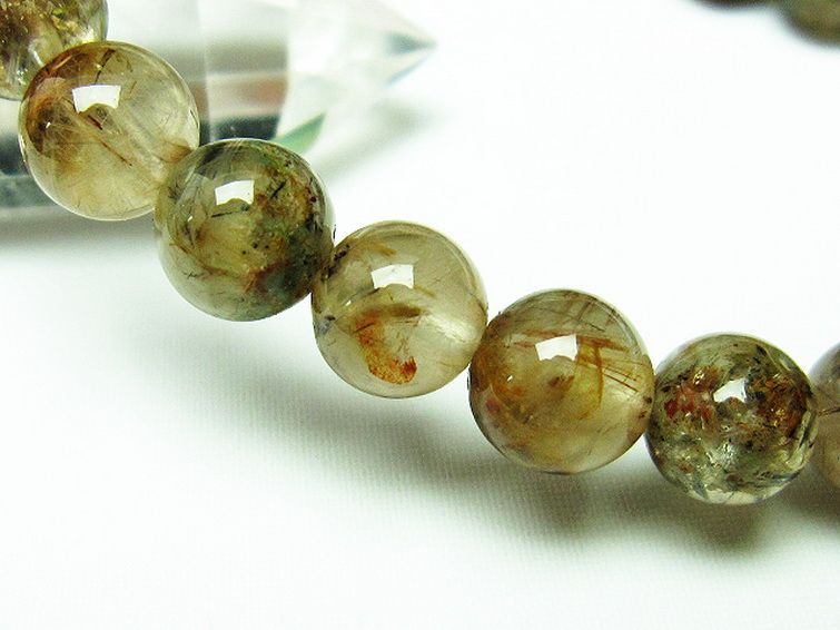 タイチンフラワー水晶 ブレスレット 8mm [T660-1810] 2枚目