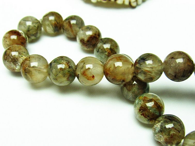 タイチンフラワー水晶 ブレスレット 8mm [T660-1810] 3枚目