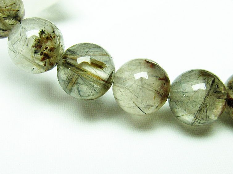 タイチンフラワー水晶 ブレスレット 9mm [T660-1819] 2枚目