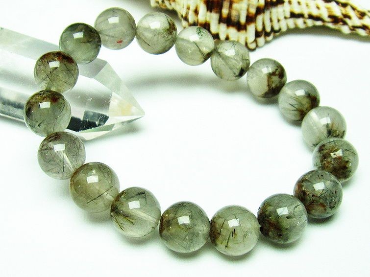 タイチンフラワー水晶 ブレスレット 11mm [T660-1846] 1枚目