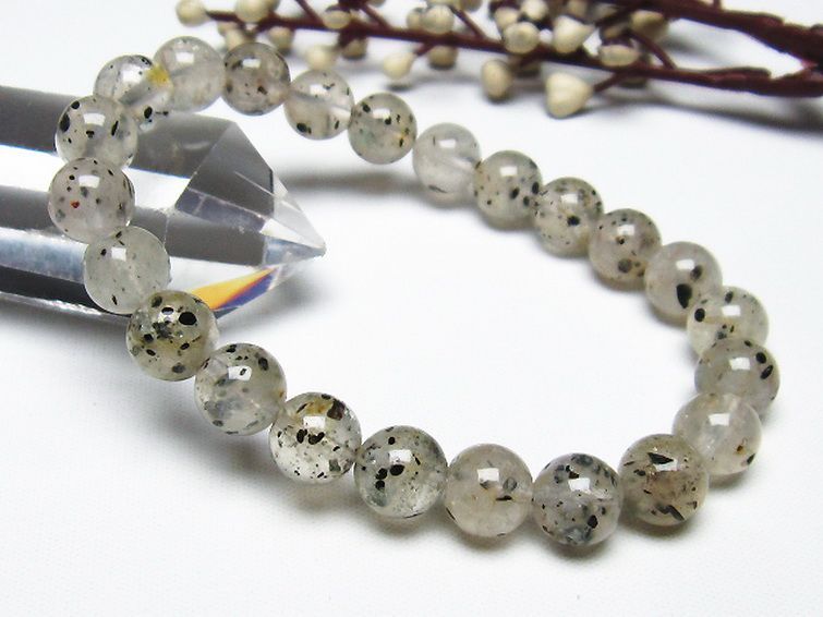 バイオタイトインクォーツ ブレスレット 9mm [T663-1319] 1枚目