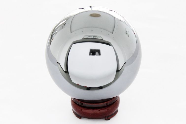 2.7Kg テラヘルツ鉱石 丸玉 130mm [T665-870] 1枚目