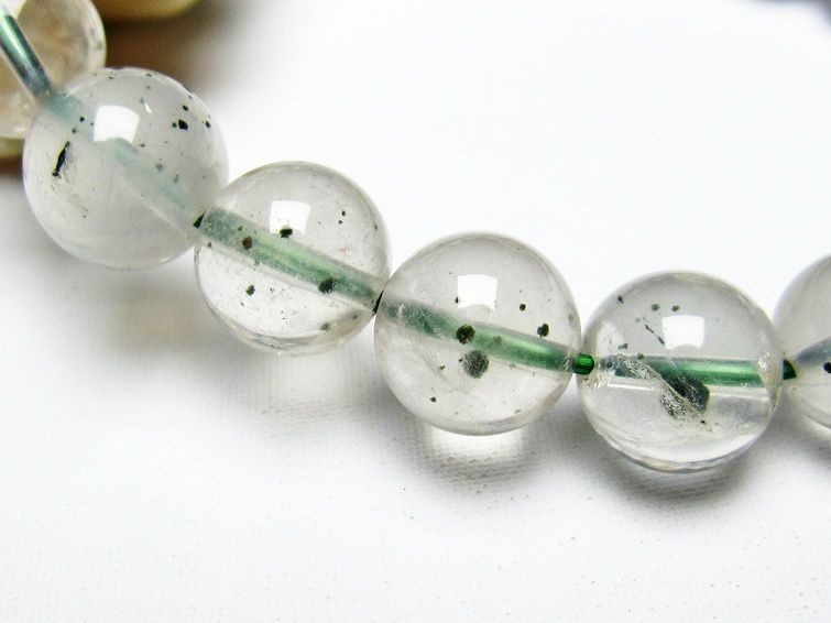 メタモルフォーゼス 緑針入り  ブレスレット 10mm [T682-202] 2枚目