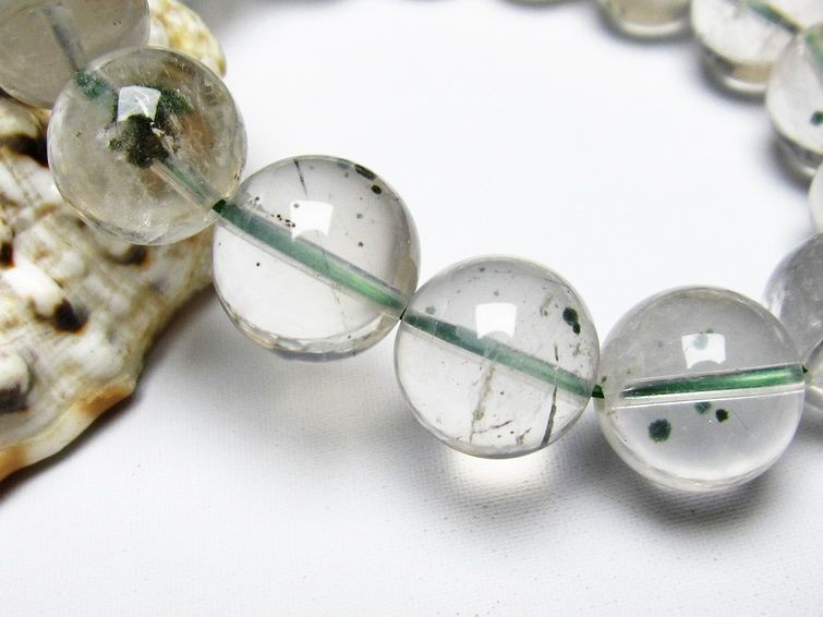 メタモルフォーゼス 緑針入り  ブレスレット 12mm [T682-207] 2枚目