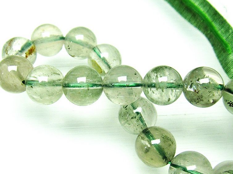 緑タイチンルチル ブレスレット 11mm [T702-6050]