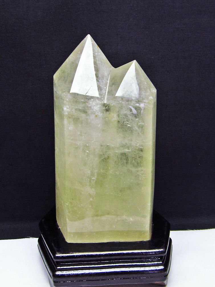 2.7Kg シトリン水晶ダブルポイント[T719-3766] 1枚目