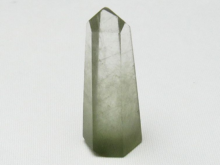 緑ルチル水晶 六角柱[T720-457]