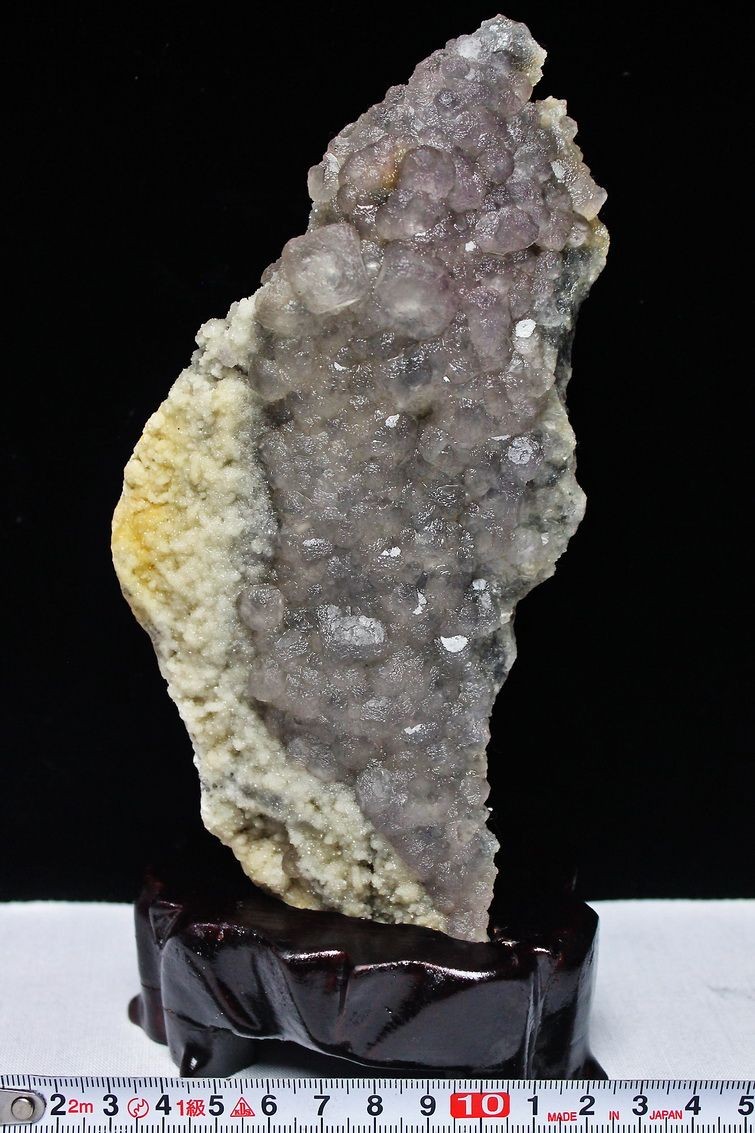 フローライト共生水晶カルサイト 原石[T768-217]