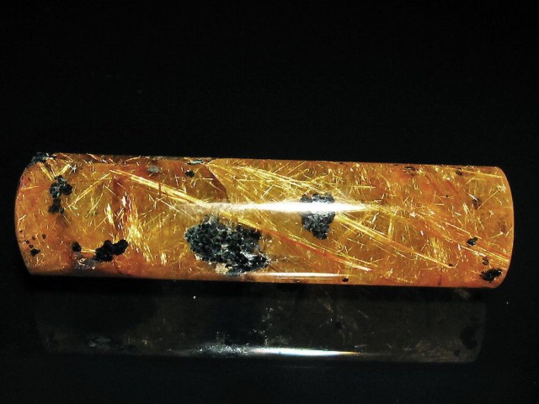 豪華ルチル 印材  15mm [t94-111] 2枚目