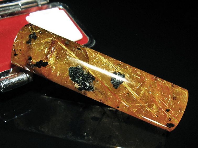 豪華ルチル 印材  15mm [t94-111] 3枚目