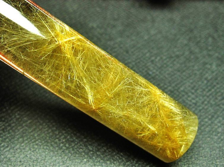 豪華ルチル 印材  12mm [t94-158] 1枚目