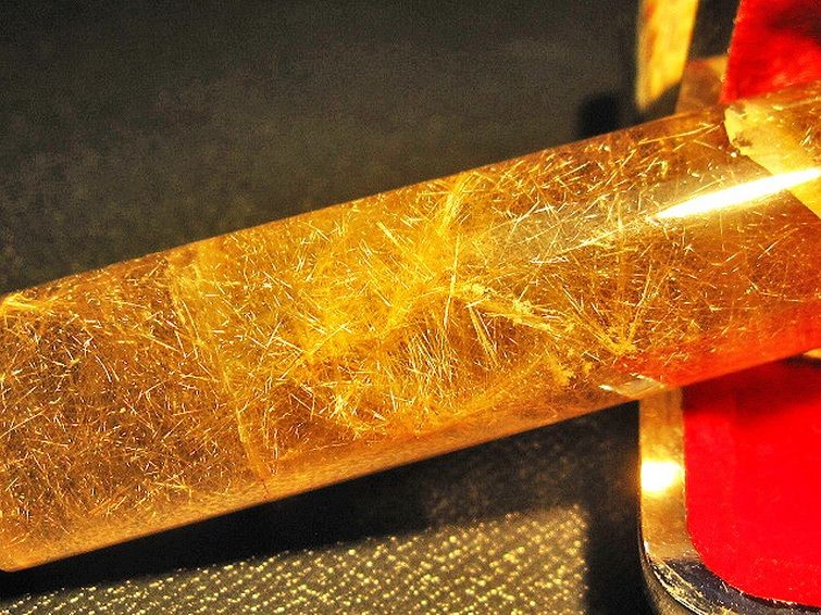 豪華ルチル 印材  15mm [t94-171] 3枚目