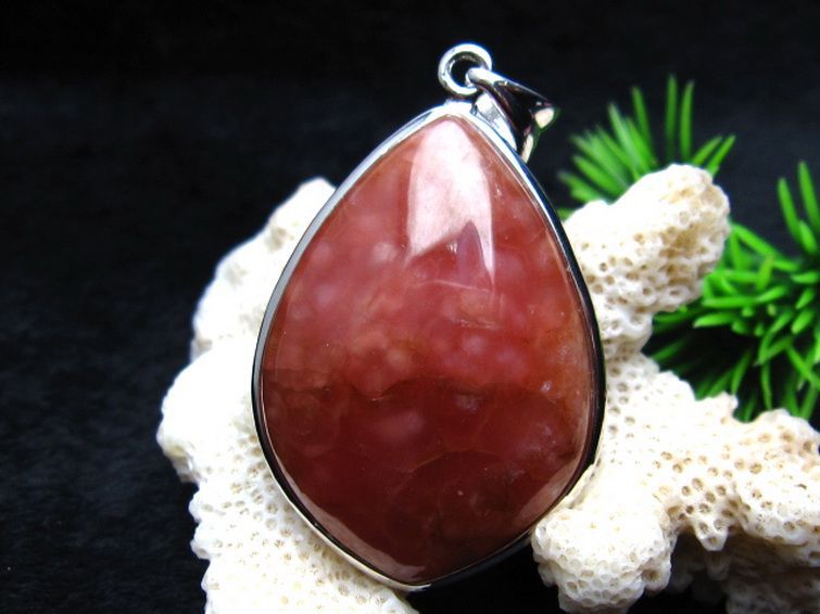 インカローズ ロードクロサイト ペンダント [W13-39] 1枚目