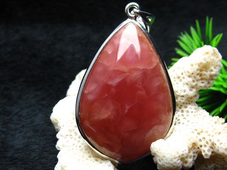 インカローズ ロードクロサイト ペンダント [W13-47] 1枚目