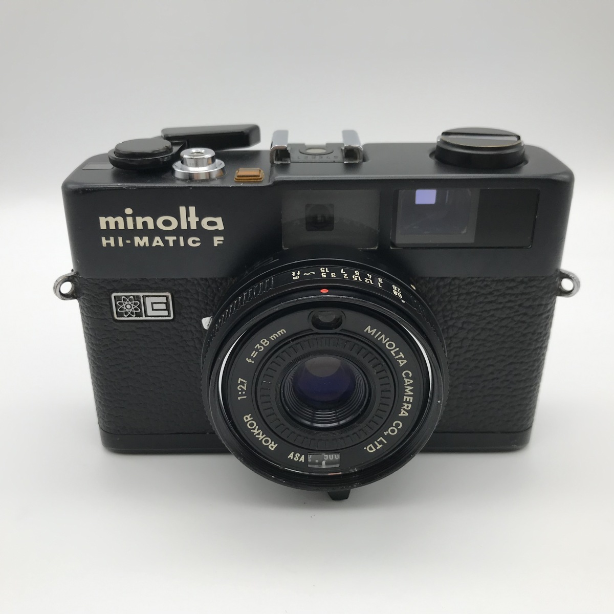 minolta HI-MATIC F BLACK ROKKOR 38mm f2.7 Minolta высокий matic F черный ro call 