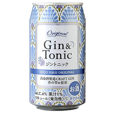 [ postage included ]. castle Ishii original Gin tonic 350ml×24ps.