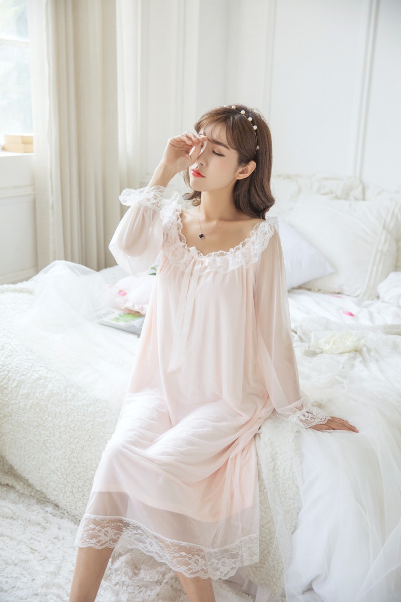  negligee lady's One-piece long negligee pretty . room wear pyjamas race Night gown part shop put on adult pretty dressing up [ domestic the first appearance ]