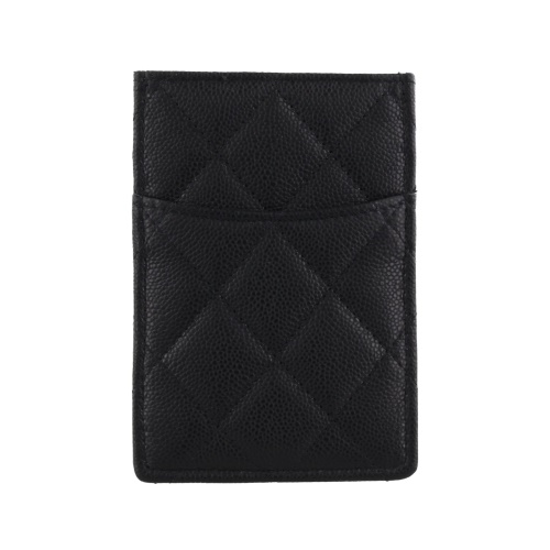  Chanel card-case lady's black CHANEL AP3595 B10583 C3906 BLACK