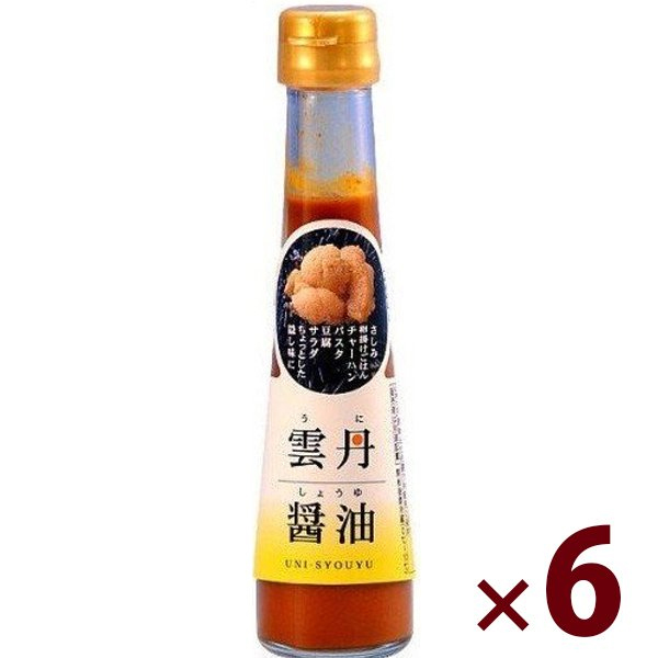 下関水陸物産 雲丹醤油 瓶 120ml × 6本の商品画像
