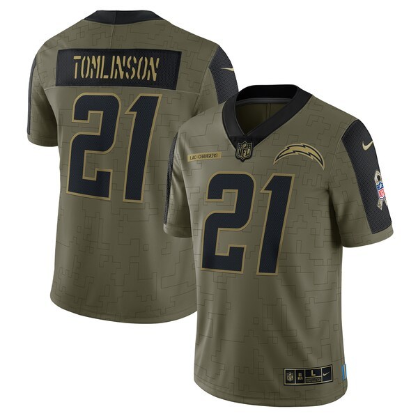 NFL uniform charger sla mites Anne * Tom Lynn son2021 Salute tu service Salute To Service.. player Nike /Nike 21STSA