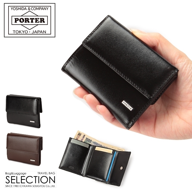 吉田カバン PORTER/PORTER SHEEN WALLET 110-02971 * PORTER SHEEN（PORTER） メンズ三つ折り財布の商品画像