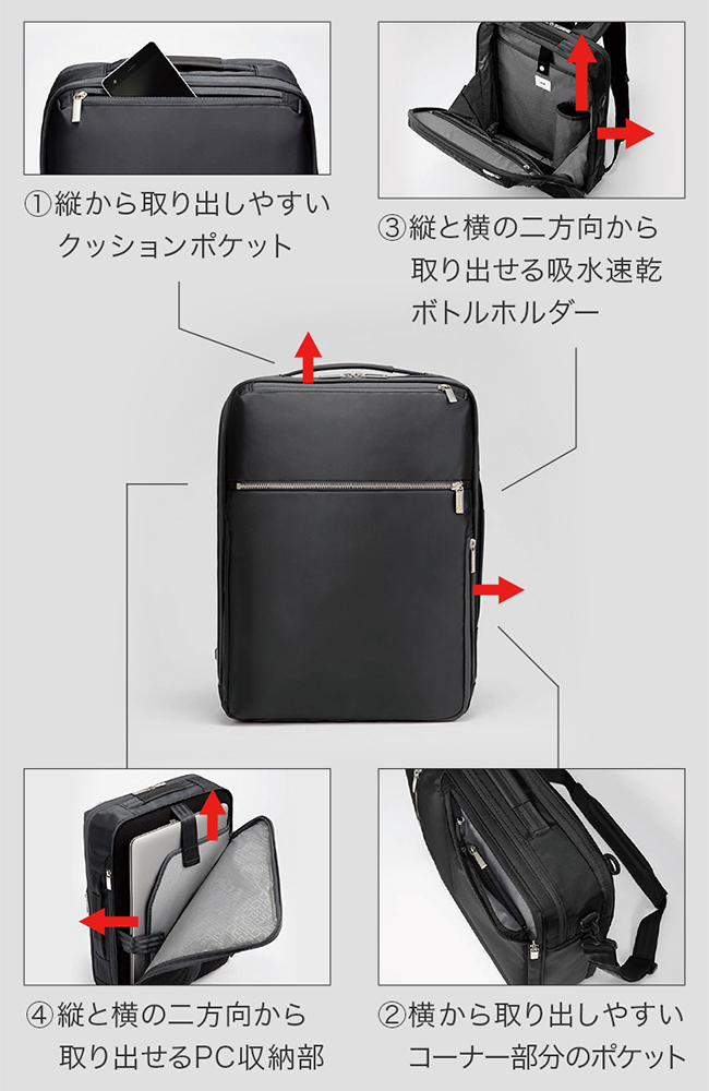 最上の品質な Ace ガジェタブルsp B4 ビジネスリュック ビジネスバッグ ジーンレーベル エース 限定品 リミテッド Gene 在庫限り ビジネスリュック カラー ブラック Www Confer Uk Com