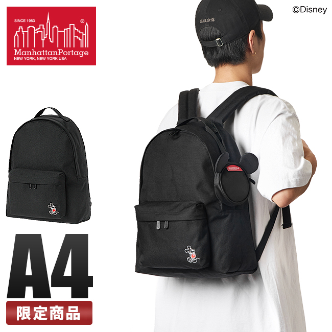 として 限定品 マンハッタンポーテージ リュック ミッキー ディズニー