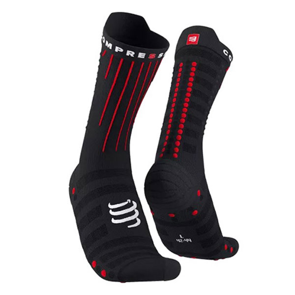 COMPRESSPORT обвес носки :BLACK/RED