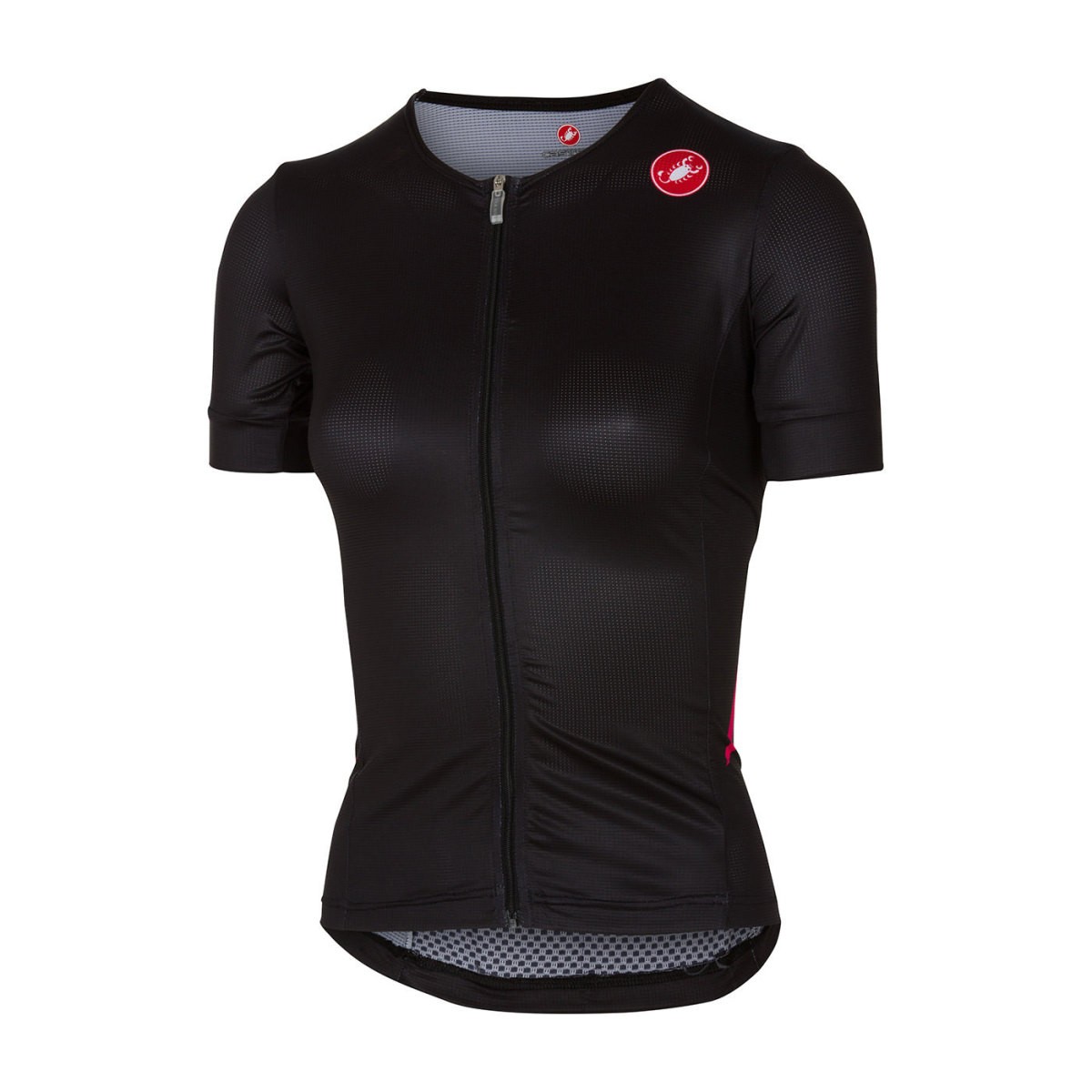 CASTELLI rental teli17099 FREE SPEED W RACE JERSEY( женский триатлон одежда ):010 Black/Pink Fluo