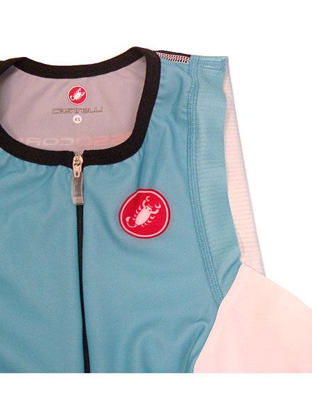 CASTELLI rental teli13073 FREE W TRI SINGLET( женский to свет p):042 acqua