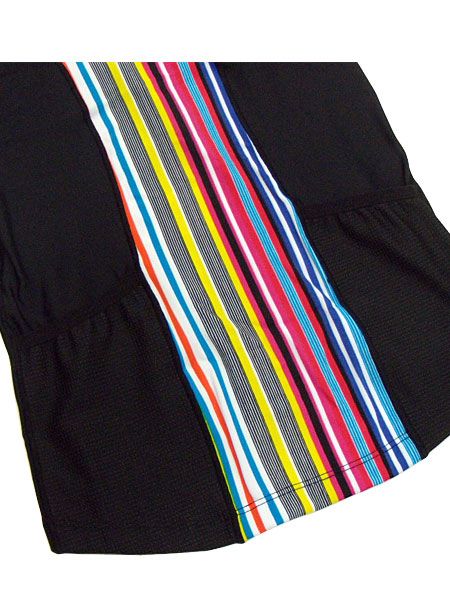 ZOOT Zoo toW PERFORMANCE TRI TANK( женский триатлон одежда ):SPECTRUM STRIPE/BLACK