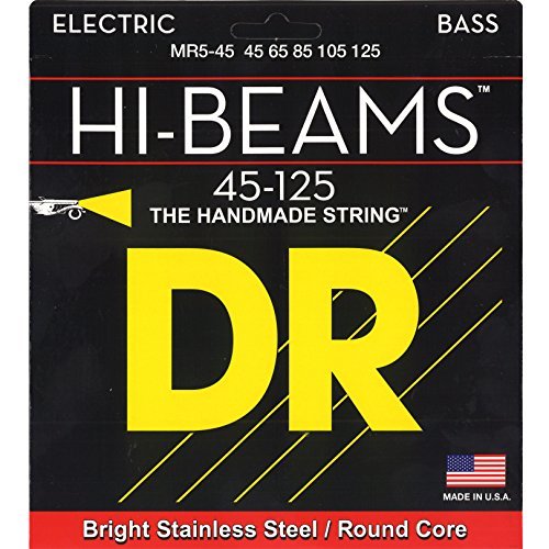 DR струны для бас-гитары 5 струна HI-BEAM нержавеющая сталь.045-.125 MR5-45