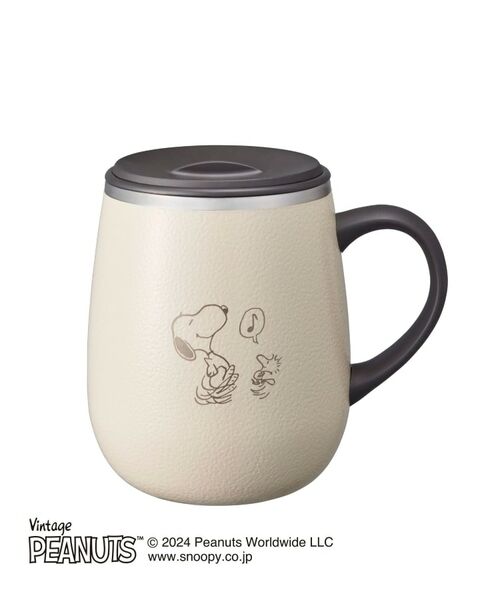 BRUNO PEANUTS 蓋つきステンレスマグ tall 460ml BHK263-ECRU （エクリュ）の商品画像