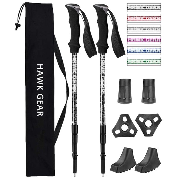 HAWK GEAR( Hawk механизм ) треккинг paul (pole) 2 шт. комплект супер-легкий aluminium анти-шок c функцией 