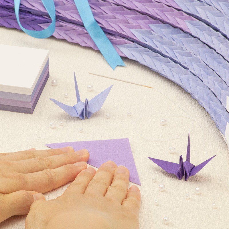  тысяч перо журавль комплект M....4 цвет ручная работа комплект тысяч перо журавль для оригами . материал. комплект M размер (7.5cm угол оригами )