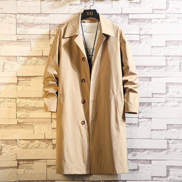  пальто с отложным воротником весеннее пальто мужской Пальто Честерфилд внешний .. длинное пальто отложной воротник длинный жакет бизнес casual 
