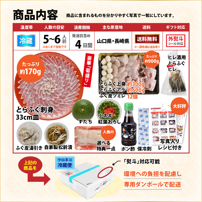 fu. fugu .. fugusashi fugu Chile [.. sashimi fugu nabe set is possible to choose with special favor 5-6 portion | refrigeration ]