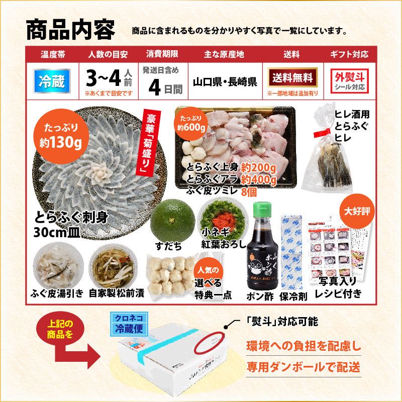 fu. фугу .. фугу саси фугу Chile [.. sashimi фугу-набэ комплект дополнительный подарок 3-4 порции | рефрижератор ]