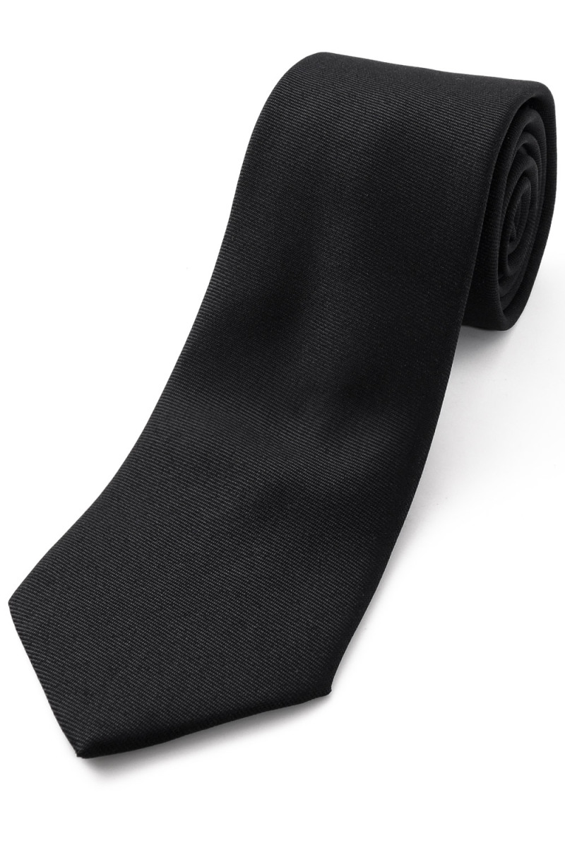 SETTLE ручная работа галстук чёрный похороны для через ночь . тип .. для матовый черный 8cm ширина стандартный 