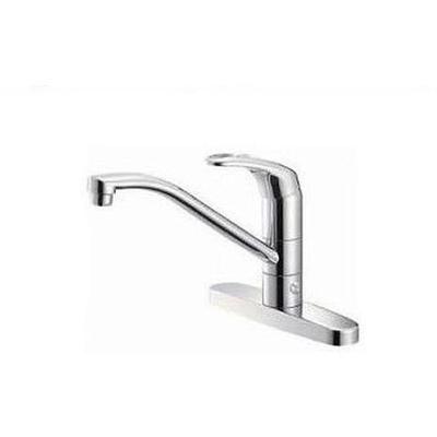 シングル台付分岐混合栓寒冷地用 K676BK-13 キッチン蛇口、水栓の商品画像