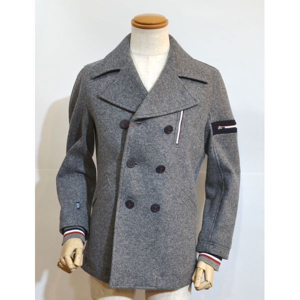 [50%OFF SALE]laula Ferrie che laula Japan мужской пальто бушлат серый внешний осень-зима 133-1005 сделано в Японии полцены бесплатная доставка 