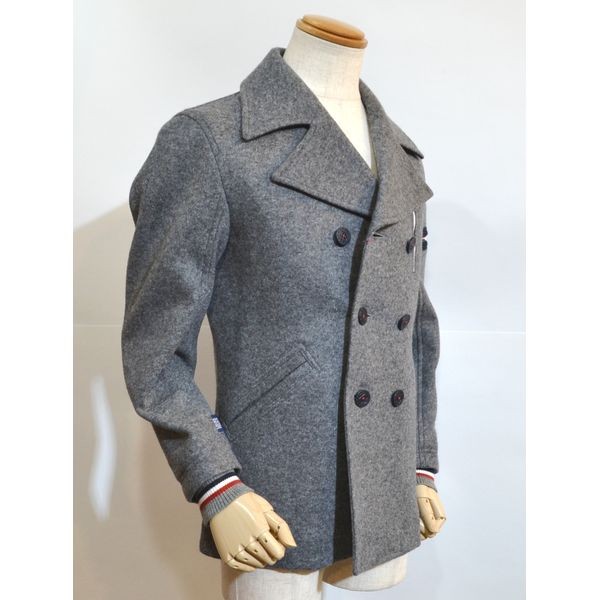 [50%OFF SALE]laula Ferrie che laula Japan мужской пальто бушлат серый внешний осень-зима 133-1005 сделано в Японии полцены бесплатная доставка 