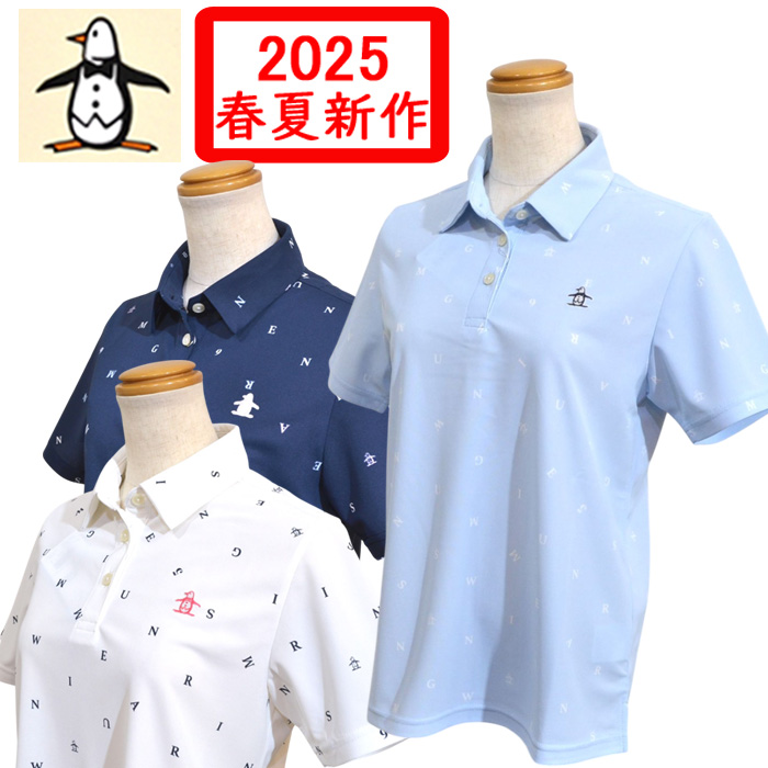  Munsingwear одежда женский весна лето новый продукт рубашка-поло с коротким рукавом . пот скорость . прохладный материалы стрейч бесплатная доставка 3L размер иметь MG5SHS82L бренд 