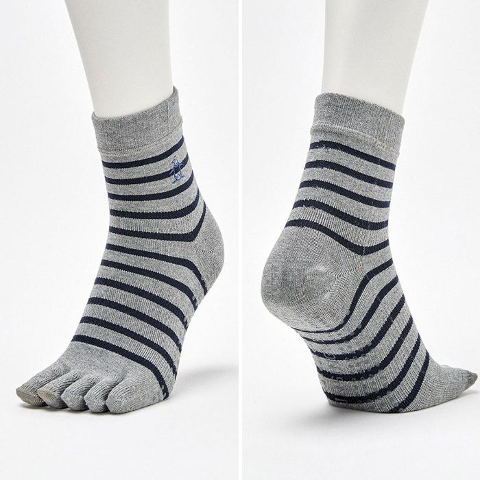  Munsingwear одежда мужской бренд носки носки 5 пальцев сделано в Японии цельный структура антибактериальный дезодорация пирог ru джентльмен casual Golf Munsingwear MG5SSO07M почтовая доставка возможно 