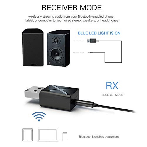 Bluetooth 5.0 TV звук USB приемопередатчик ресивер адаптер Mini стерео Car Audio TV CD плеер Don gru радиопередатчик прием контейнер 